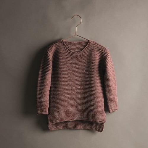 Creative Soft Wool Aran Kinderpullover Strickpaket 2 122/128