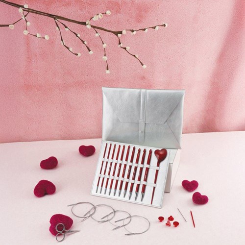 KnitPro Amore Tunesische Häkelnadel Set 3 - 8 mm