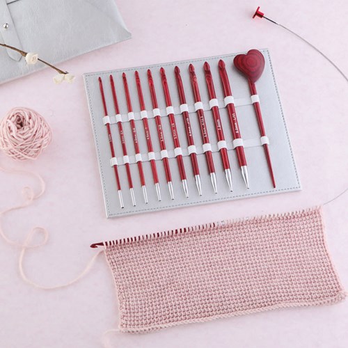 KnitPro Limited edition tunische haaknaaldenset Amore 3 - 8 mm