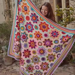 Flowers Forever CAL 2025 Häkelpaket Katia UNICO