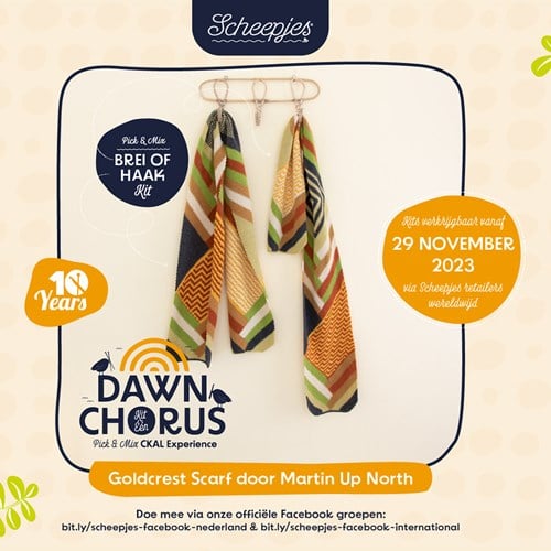 Scheepjes CKAL Goldcrest Scarf kit-2