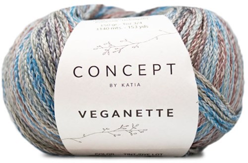 Veganette Kinderjacke Strickpaket 1 6 jaar Wine Red / Stone Grey / Blue