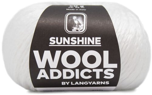 Wooladdicts Like Sunbeams Umschlagtuch Strickpaket 1 White