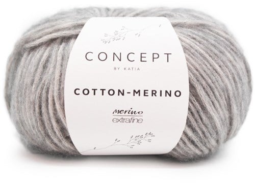 Cotton-Merino Patentmuster Pullover Strickpaket 2 XXL