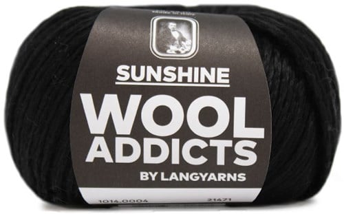 Wooladdicts Glow-Getter Pullover Strickpaket 2 L Black