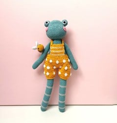 Frosch Farah Garn und Häkelset