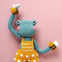 Frosch Farah Häkelset - Enthält digitales Anleitung-3