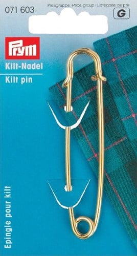 Prym Kiltnadel Gold 76 mm