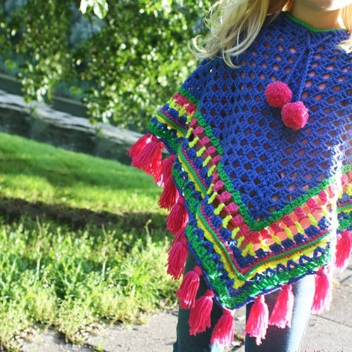 Häkelanleitung Kinderponcho
