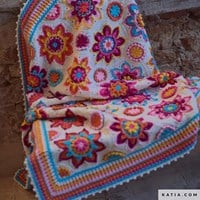Flowers Forever CAL 2025 Häkelpaket Katia UNICO-2