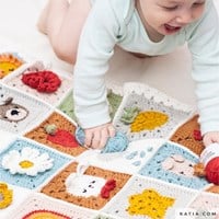 Katia CAL Mini Explorer Baby Decke Garnpaket