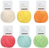 Wollplatz Regenbogen Rassel Häkelpaket 1 Pastel