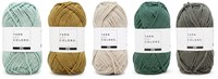 Wollplatz Regenbogen Kissen Häkelpaket 2 Vintage green