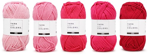 Wollplatz Regenbogen Kissen Häkelpaket 4 Girly