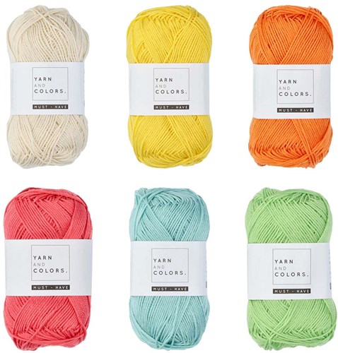 Wollplatz Regenbogen Mobile Häkelpaket 1 Pastel