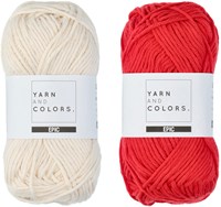 Yarn and Colors Striped Jumper Reversed Strickpaket 2 L Cardinal-2