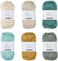Wollplatz Regenbogen Mobile Häkelpaket 2 Vintage green