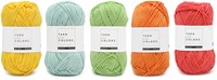 Wollplatz Regenbogen Babydecke Häkelpaket 1 Pastel Wiege