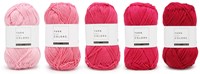 Wollplatz Regenbogen Babydecke Häkelpaket 4 Girly Wiege
