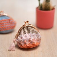 Wolplein Rosé Portemonnee Knip 7cm