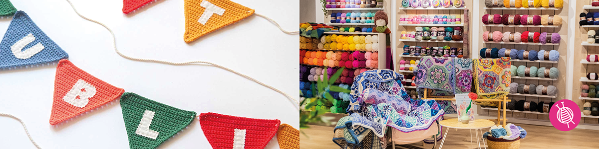 Knit in Public Day | Kostenlose Buchstaben Girlande-Anleitung und was Sie an diesem schönen Tag tun werden!