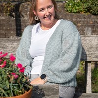 Kurze Jacke Strickpaket Elegant-2