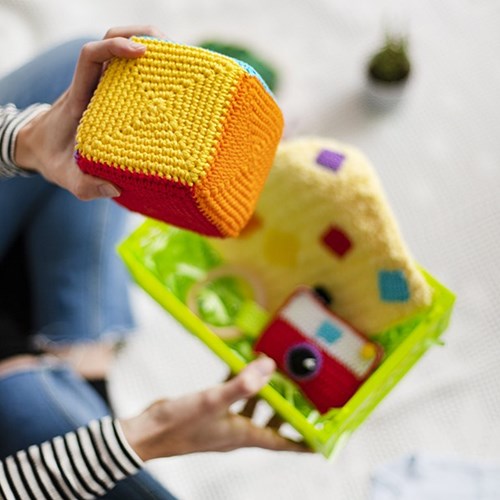 Durable Schuimrubber Kubus 10 x 10cm