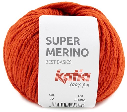 Katia Super Merino 022 Orange