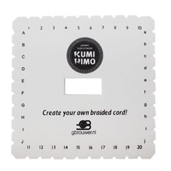 Kumihimo Scheibe Viereckig 14x14cm