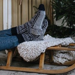 Strickanleitung Durable December Snow Socks