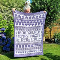 Rosina Plane - Lakenham Sampler Blanket CAL Ultra Violet Garnpaket