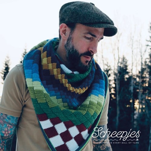 Scheepjes Landscape Make Along Tuch Garnpaket Scrumptious