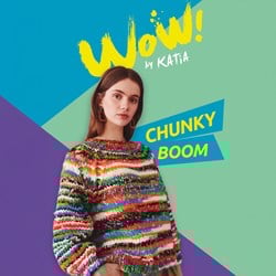 Katia Leaflet WOW Chunky Tree Damenpullover-Strickmuster NL/EN/DE/FR/ES/IT