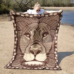 Zen Tangle Lion - AdO Crochet Garn- und Häkelpaket Mosaik Special DK