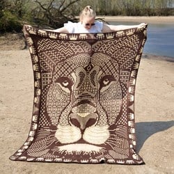 Zen Tangle Lion - AdO Crochet Garn- und Häkelpaket Interlocking Must-have
