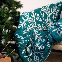 Arctic Bloom Decke Light Blue Häkelpaket - Digital Pattern enthalten-2