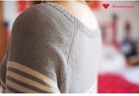 Strickanleitung Streifen-Pulli Bambus