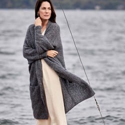 Più Bella Lange Jacke Strickpaket