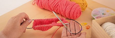 Die Magic Loop-Methode: Stricken auf einer Rundstricknadel