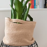 Häkelanleitung Cotton Tube Korb