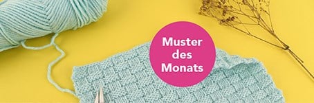 Muster des Monats: Korbflechtstich