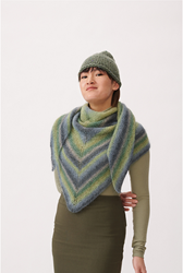 Essentials Super Kid Mohair Loves Silk Print Schal Strickpaket