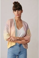 Strickanleitung Creative Cotton Dégradé Lucky 8 Strickjacke