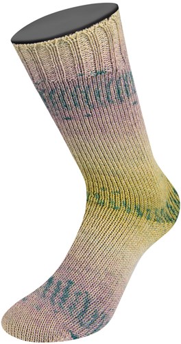 Lana Grossa Meilenweit 100 Alpaca Print 2207 Pastellgelb/-grün/Flieder/Jade/Grünbeige/Kiwi/Opalgrün-3
