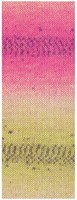 Lana Grossa Meilenweit 100 Alpaca Print 2201 Rosa/Pink/Violett/Blass-/Senfgelb/Limette/Beige/Khaki-2