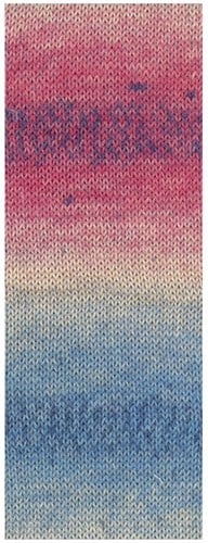 Lana Grossa Meilenweit 100 Alpaca Print 2202 Pink/Altrosa/Blauviolett/Graubeige/Mint/Hell-jeans/Taubenblau-2