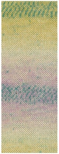 Lana Grossa Meilenweit 100 Alpaca Print 2207 Pastellgelb/-grün/Flieder/Jade/Grünbeige/Kiwi/Opalgrün-2