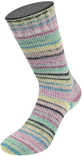 Lana Grossa Meilenweit 100 Cotone Vegano Mango 4451 Flieder/Grn/Anthrazit/Lemon/Trkis/Rosa/Pink-2