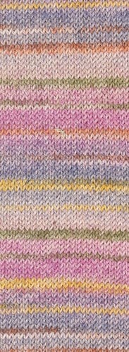 Lana Grossa Meilenweit 100 Cotone Vegano Mango 4452 Pink/Safrangelb/Flieder/Blaulila/Terrakotta/Orange/Hellgrau/Beige/Oliv-3