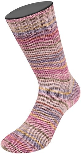 Lana Grossa Meilenweit 100 Cotone Vegano Mango 4452 Pink/Safrangelb/Flieder/Blaulila/Terrakotta/Orange/Hellgrau/Beige/Oliv-2